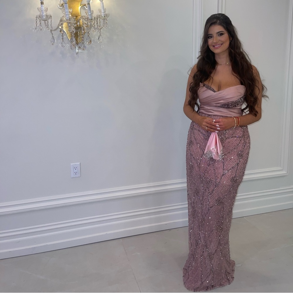 Custom Made Couture Gown with corset back. Open to offers!